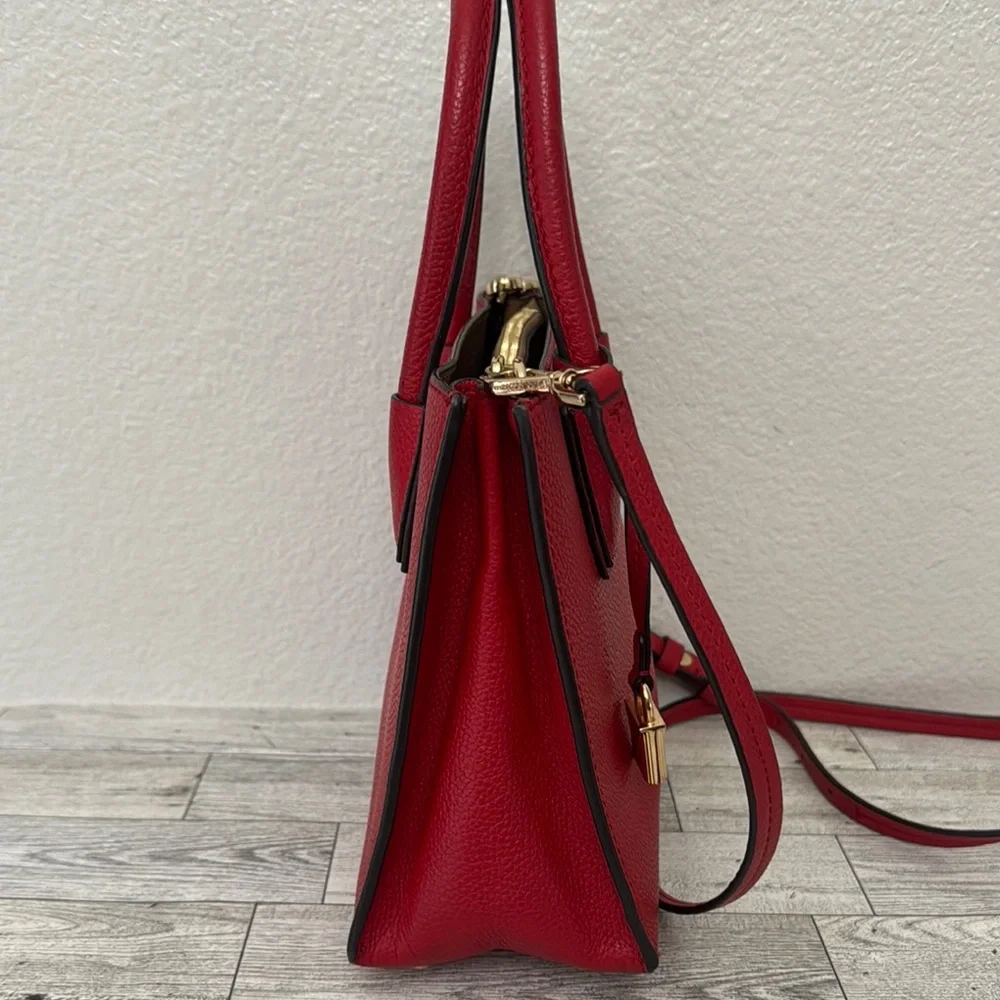 Michael Kors Red Mercer Satchel